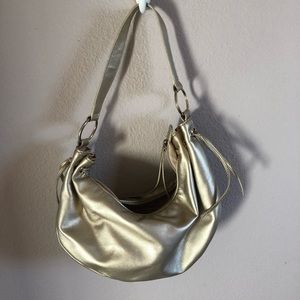 Gold handbag